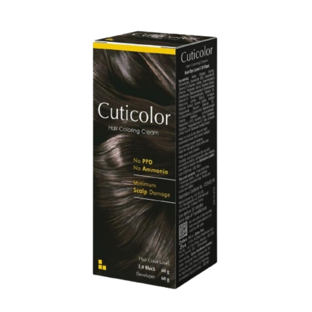 Cuticolor Hair Color Cream - Black