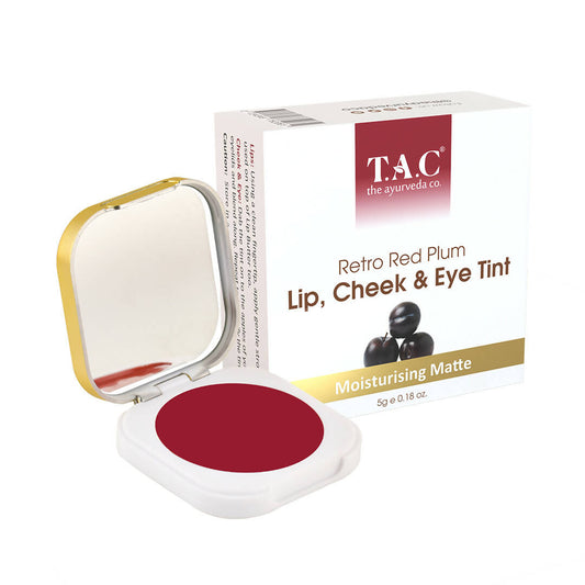 TAC - The Ayurveda Co. Retro Red Lip, Cheek & Eye Tint - BUDNE