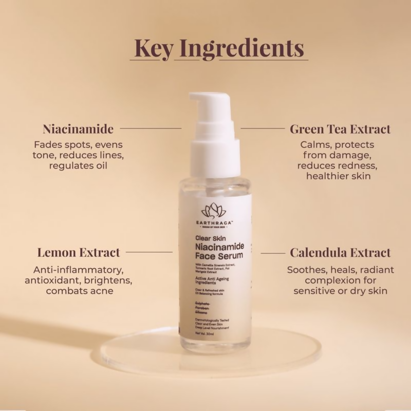 Earthraga Niacinamide Face Serum