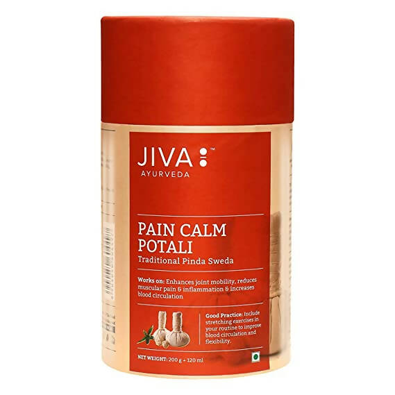 Jiva Ayurveda Pain Calm Potali with Almond Soap Free Combo