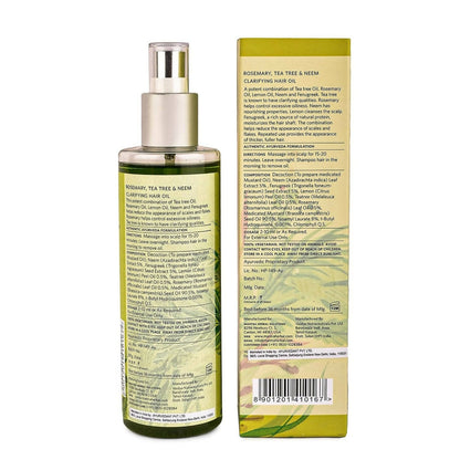 Mantra Herbal Rosemary, Tea Tree and Neem Clarifying Hair Oil