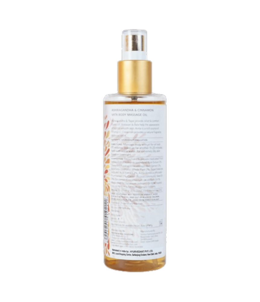 Mantra Herbal Ashwagandha & Cinnamon Vata Body Massage Oil