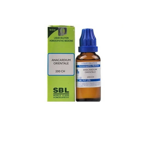 SBL Homeopathy Anacardium Orientale Dilution - BUDEN