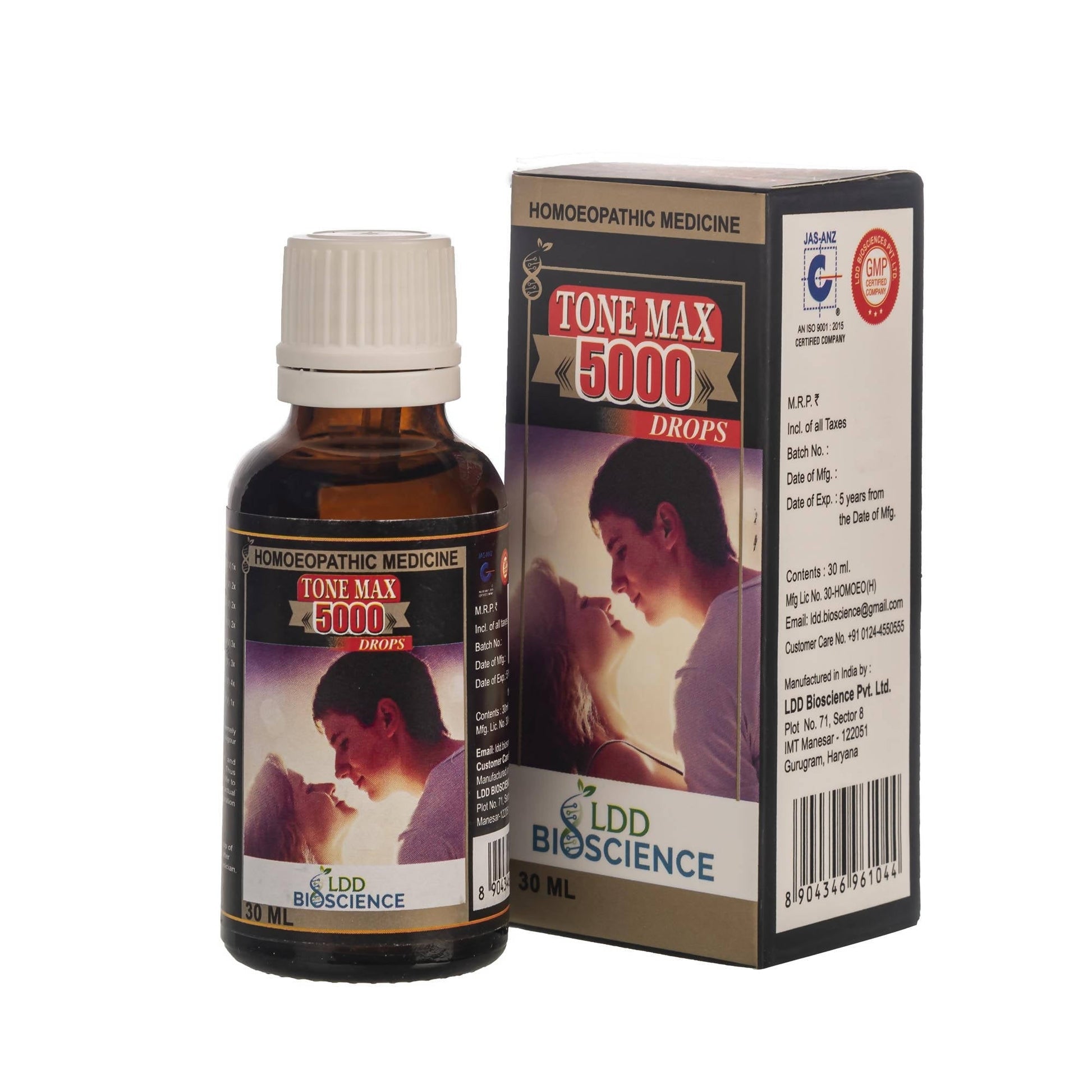 LDD Bioscience Homeopathy Tone Max 5000 Drops
