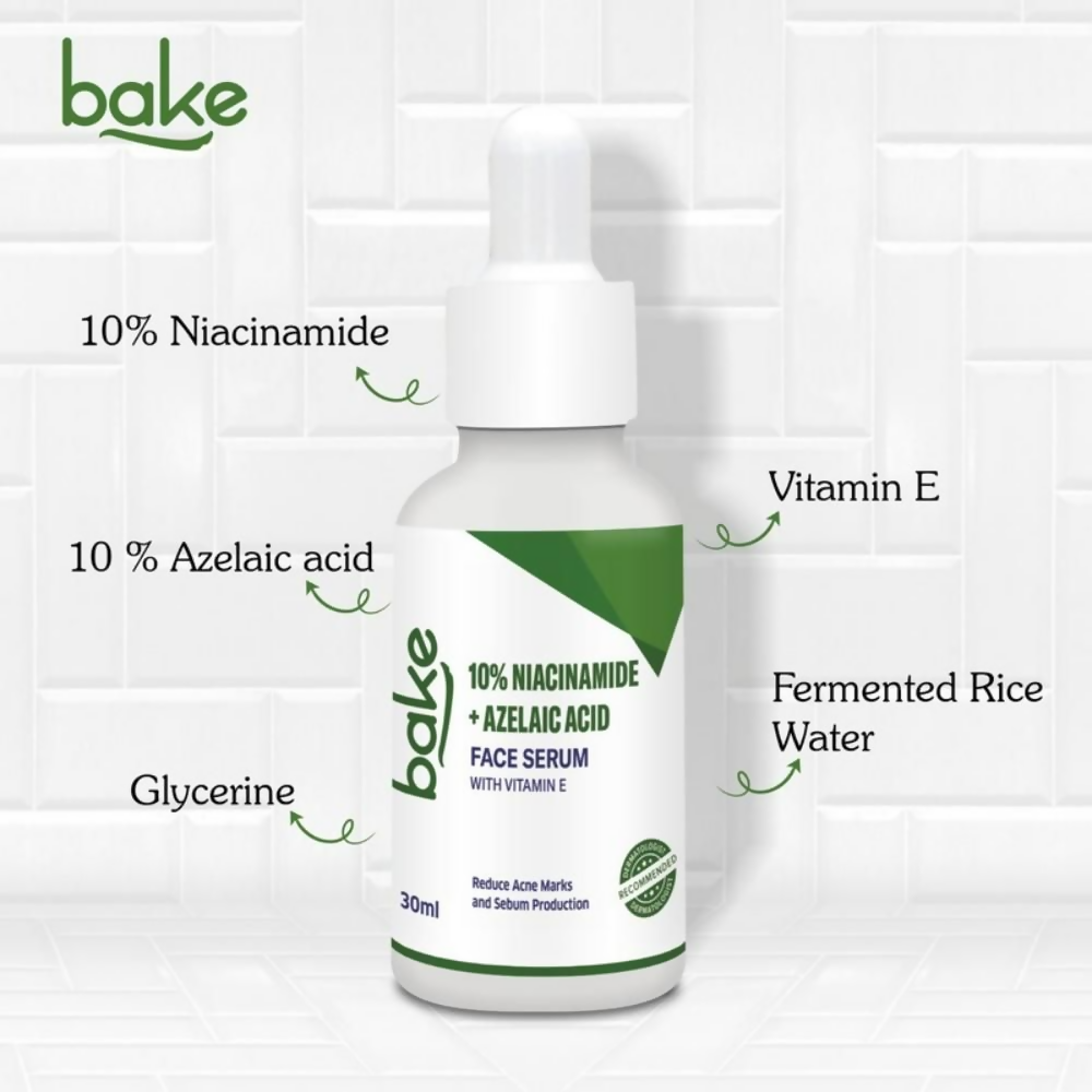 Bake 10% Niacinamide & Azelaic Acid Face Serum With Vitamin E