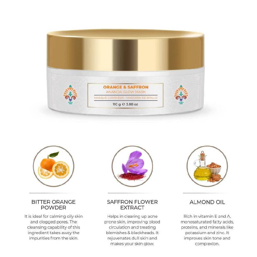 Nourish Mantra Orange & Saffron Ananda Glow Mask