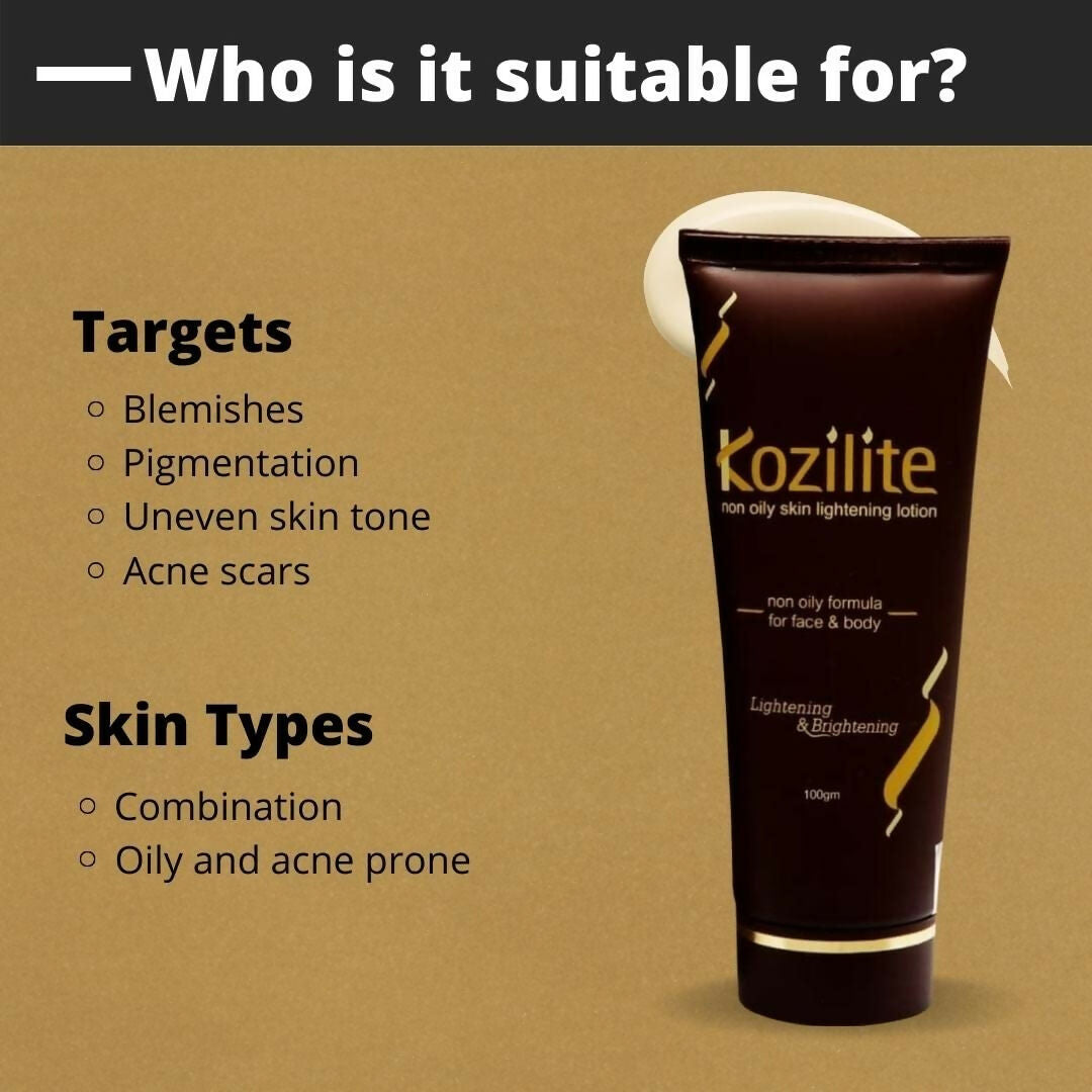 Kozilite Non Oily Skin Lightening Lotion