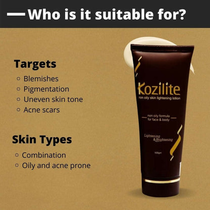 Kozilite Non Oily Skin Lightening Lotion