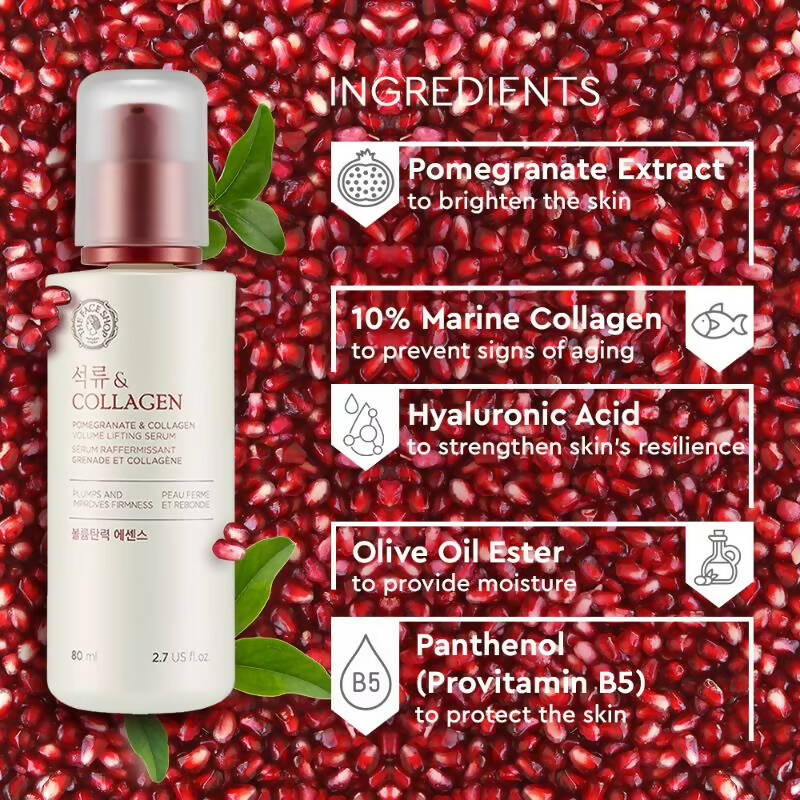 The Face Shop Pomegranate & Collagen Volume Lifting Serum