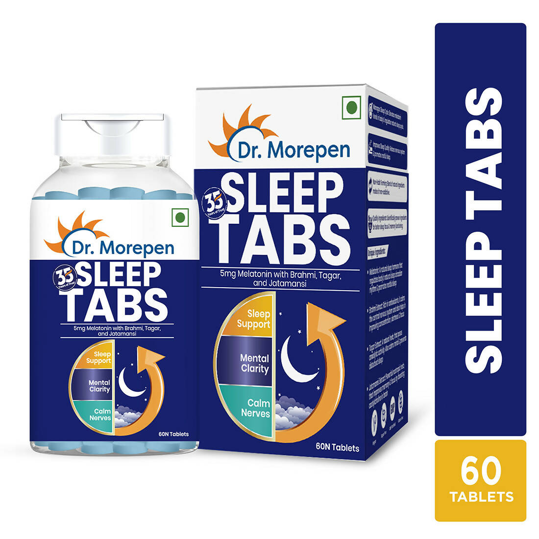 Dr. Morepen Sleep Tabs Melatonin 5mg Sleeping Tablets