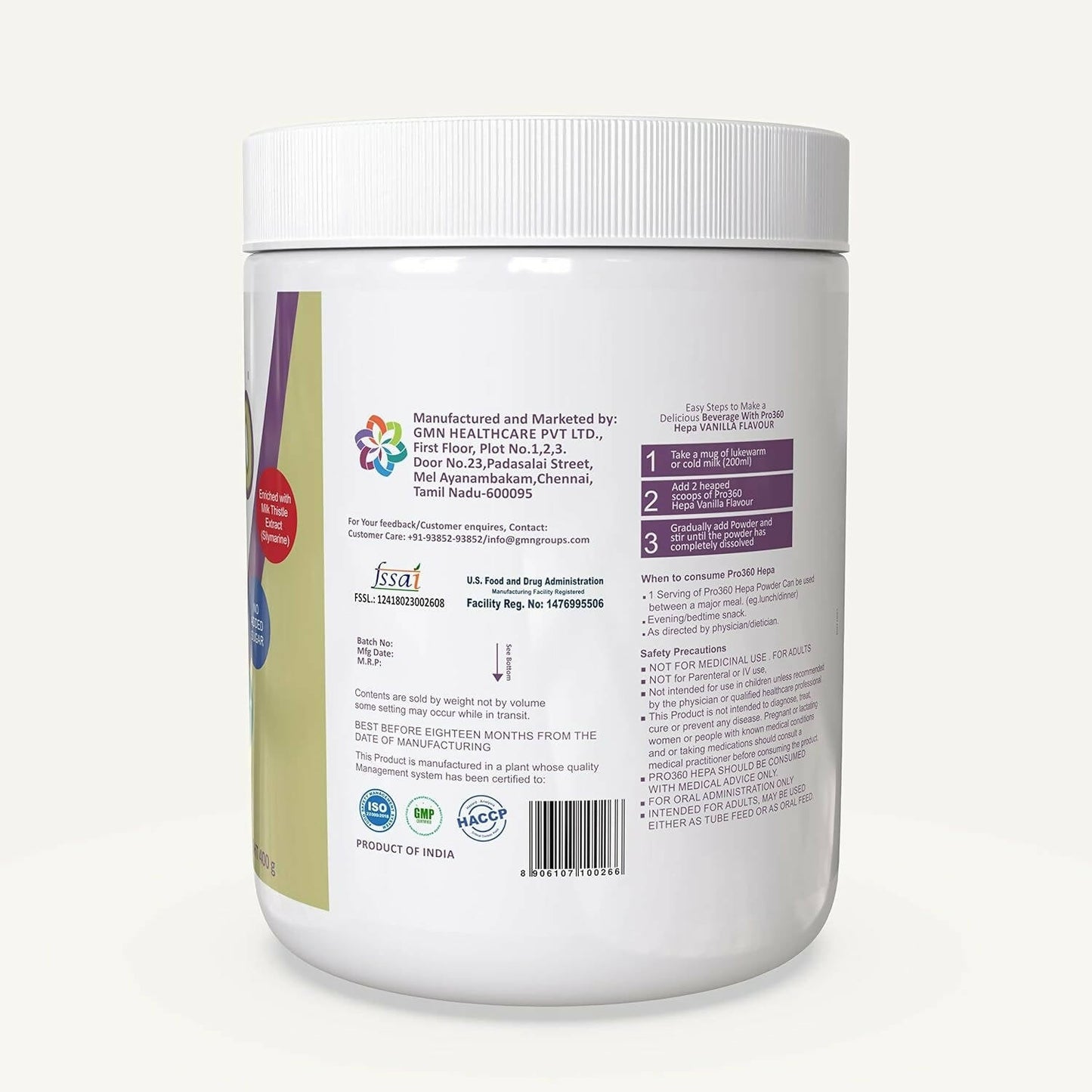 Pro360 Hepa Liver Care Protein Powder