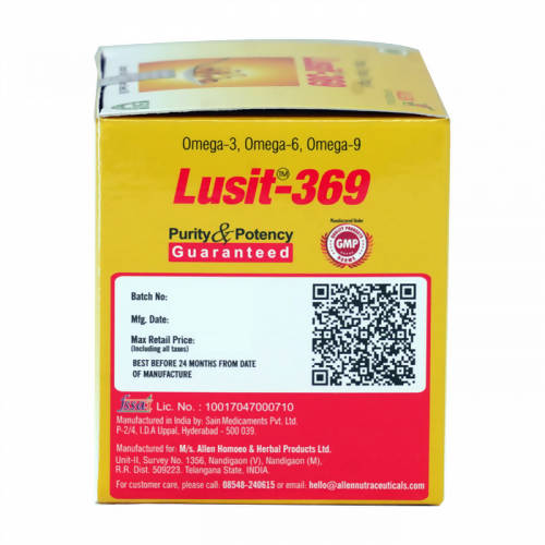 Allen Homeopathy Lusit - 369 Capsules