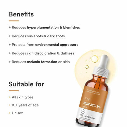 Dermatouch Kojic Acid 2% Face Serum