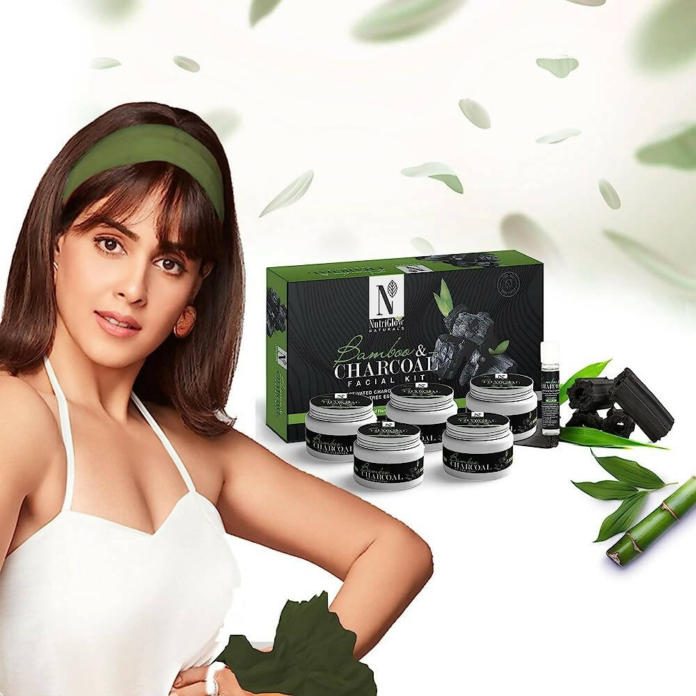 NutriGlow Naturalƒ??s Bamboo Charcoal Facial Kit