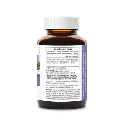 Sri Sri Tattva Supasupp Flaxseed Oil Capsules