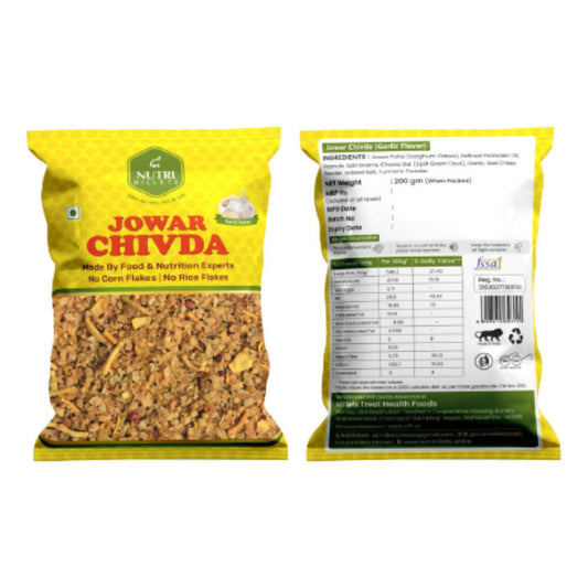 NutriMillets Jowar Flakes Chivda - Garlic Flavor -  buy in usa 