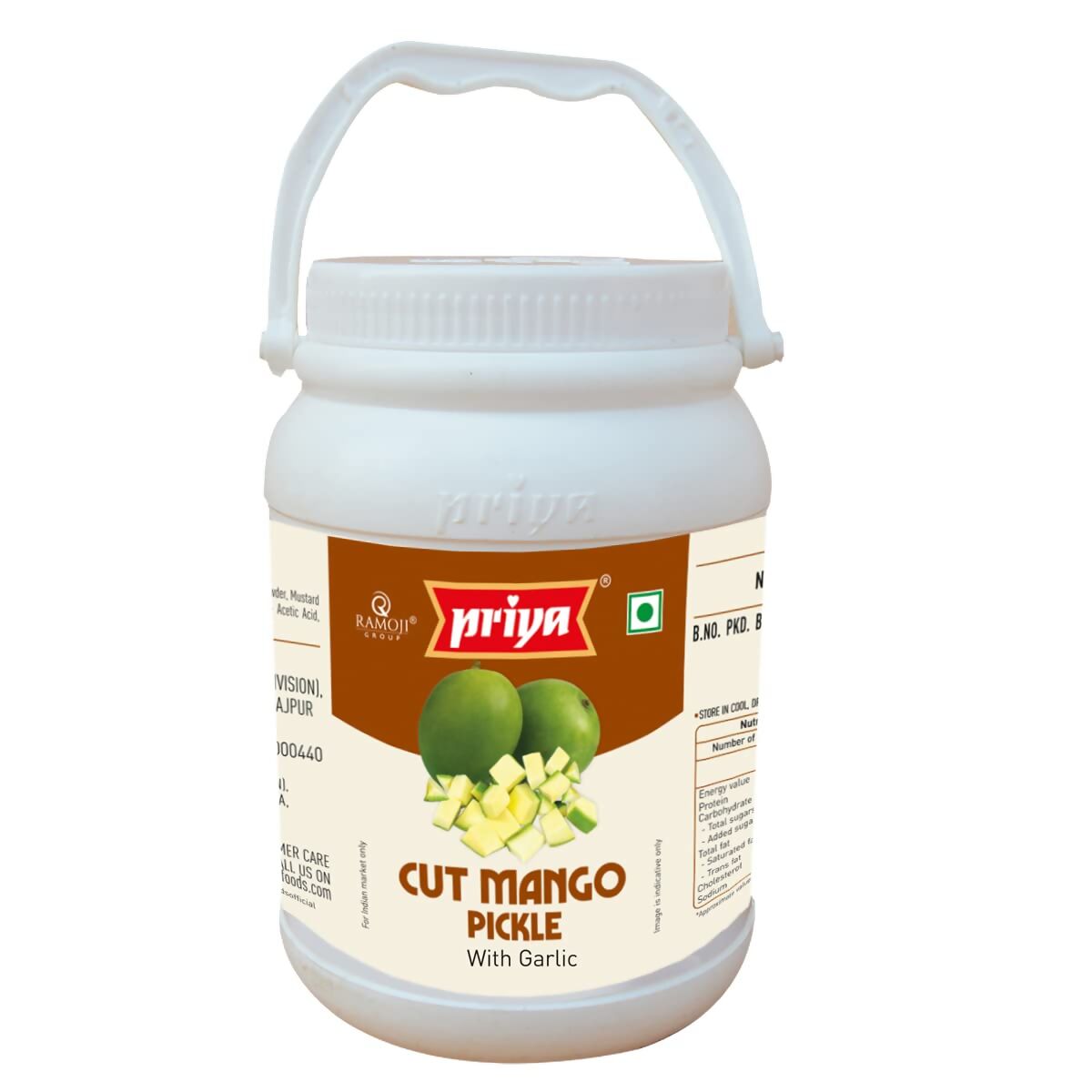 Priya Cut Mango Pickle with Garlic