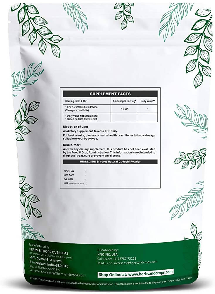 H&C Herbal Guduchi Powder (Giloy)