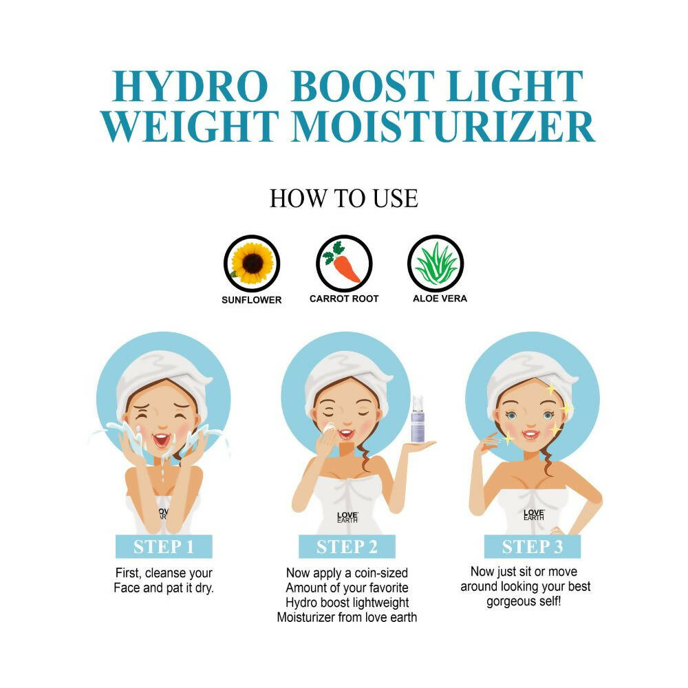 Love Earth Hydro Boost Light Weight Moisturizer