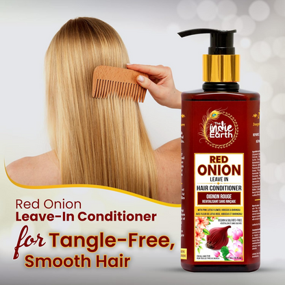 The Indie Earth Red Onion Leave-in Hair Conditioner