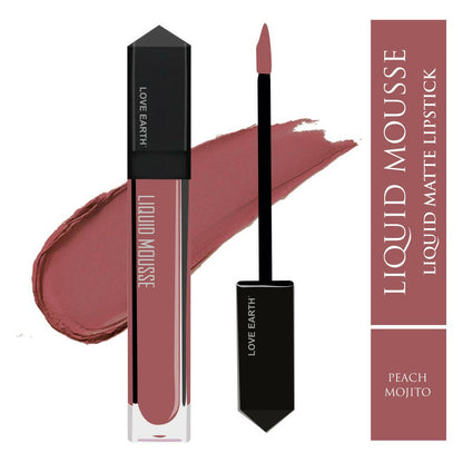 Love Earth Liquid Mousse Lipstick - Peach Mojito