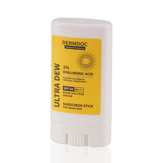 Dermdoc 1% Hyaluronic Acid Mini Sunscreen Stick SPF 50 PA +++