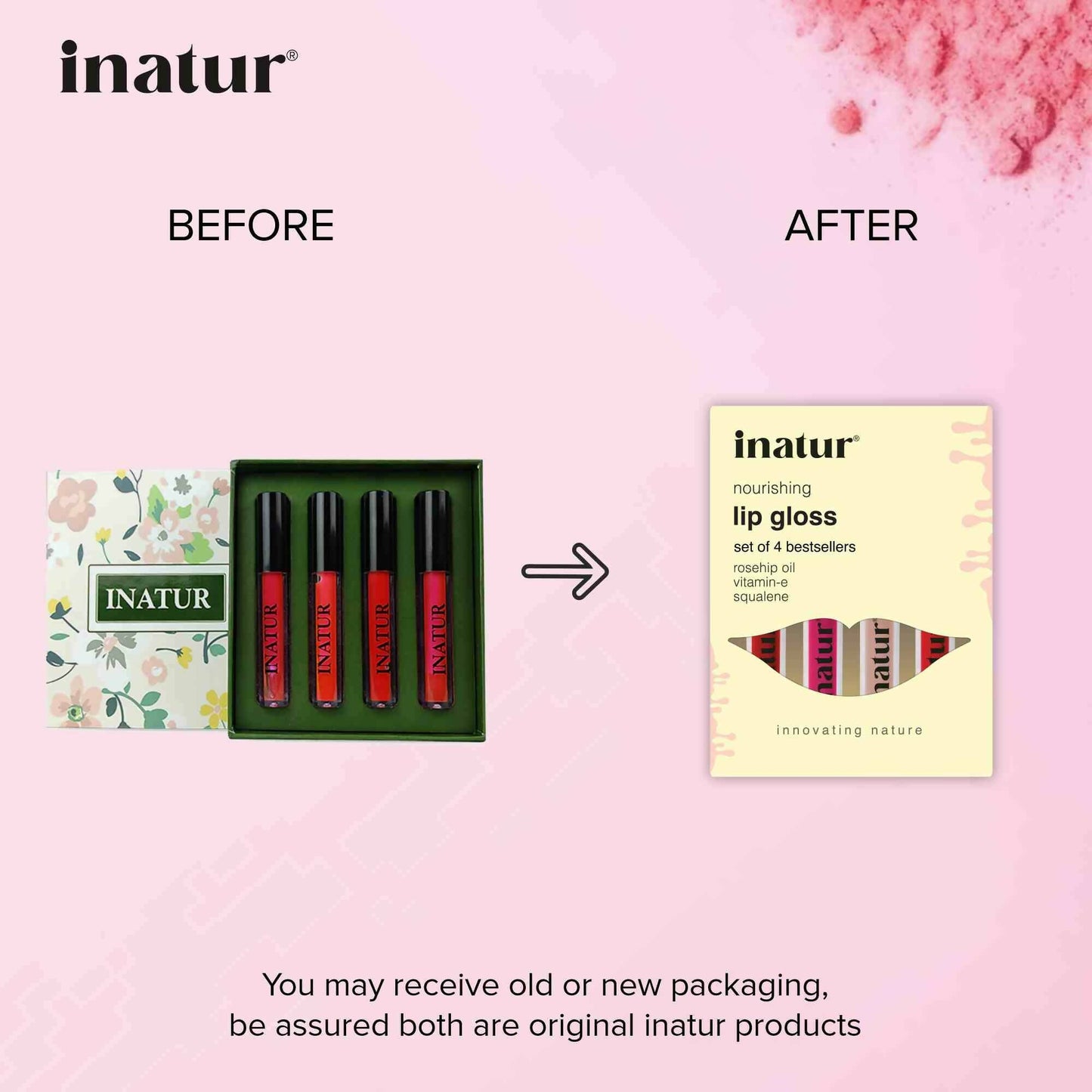 Inatur Lip Gloss Gift Box