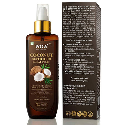 Wow Skin Science Coconut Super Rich Facial Toner