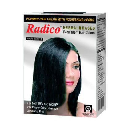 Radico Natural Herbal Based Permanent Hair Color - Black