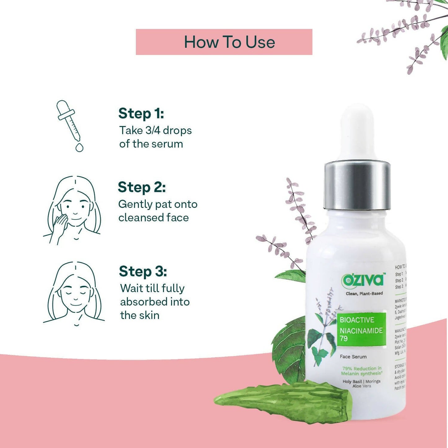 OZiva Bioactive Niacinamide 79 Face Serum