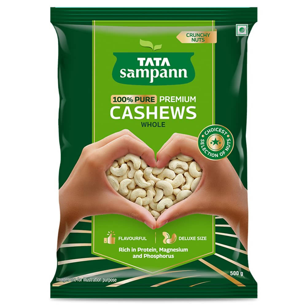 Tata Sampann Premium Cashews Whole - BUDNE