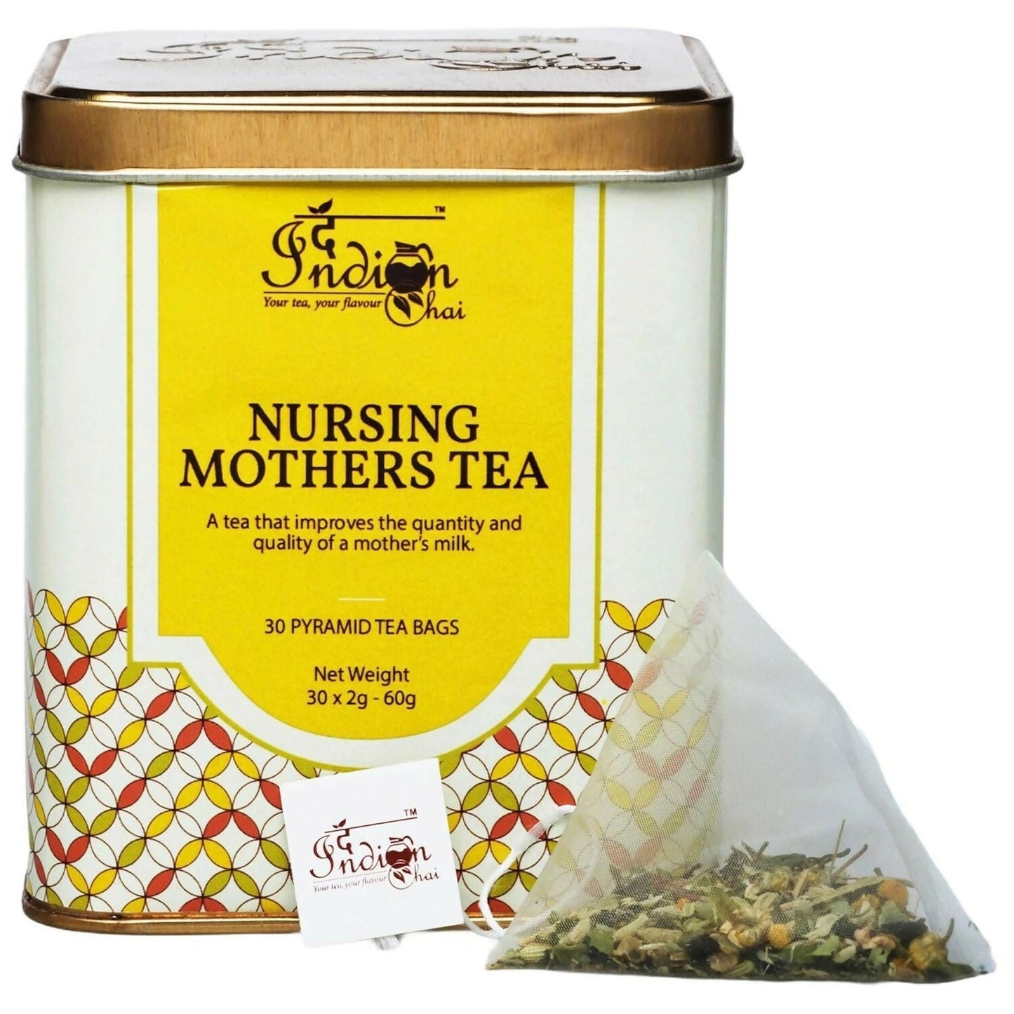 The Indian Chai ??? Nursing Mothers Tea 30 Pyramid Tea Bags