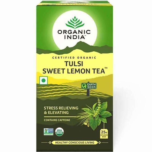 Organic India Tulsi Sweet Lemon Tea 25 Tea Bags - 300GM