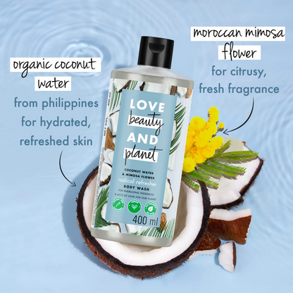 Love Beauty And Planet Coconut Water and Mimosa Flower Body Wash