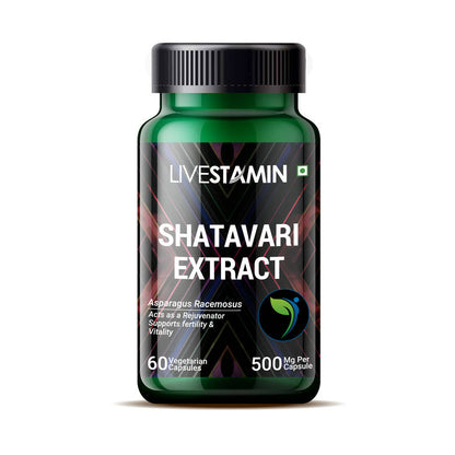 Livestamin Shatavari Extract Capsules