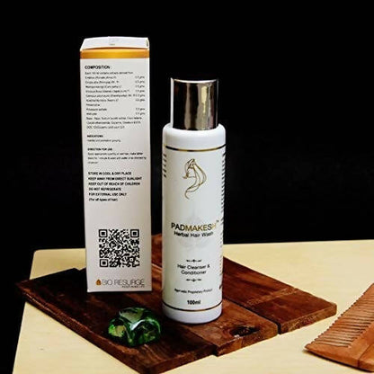 Bio Resurge Life Padmakesh Herbal Hair Wash - Hair Cleanser And Conditioner