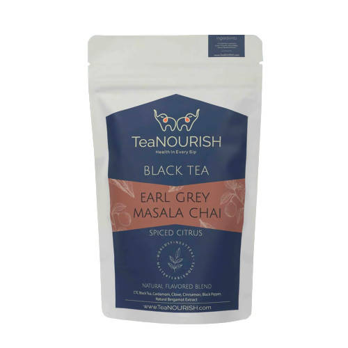 TeaNourish Earl Grey Masala Chai Tea - BUDNE