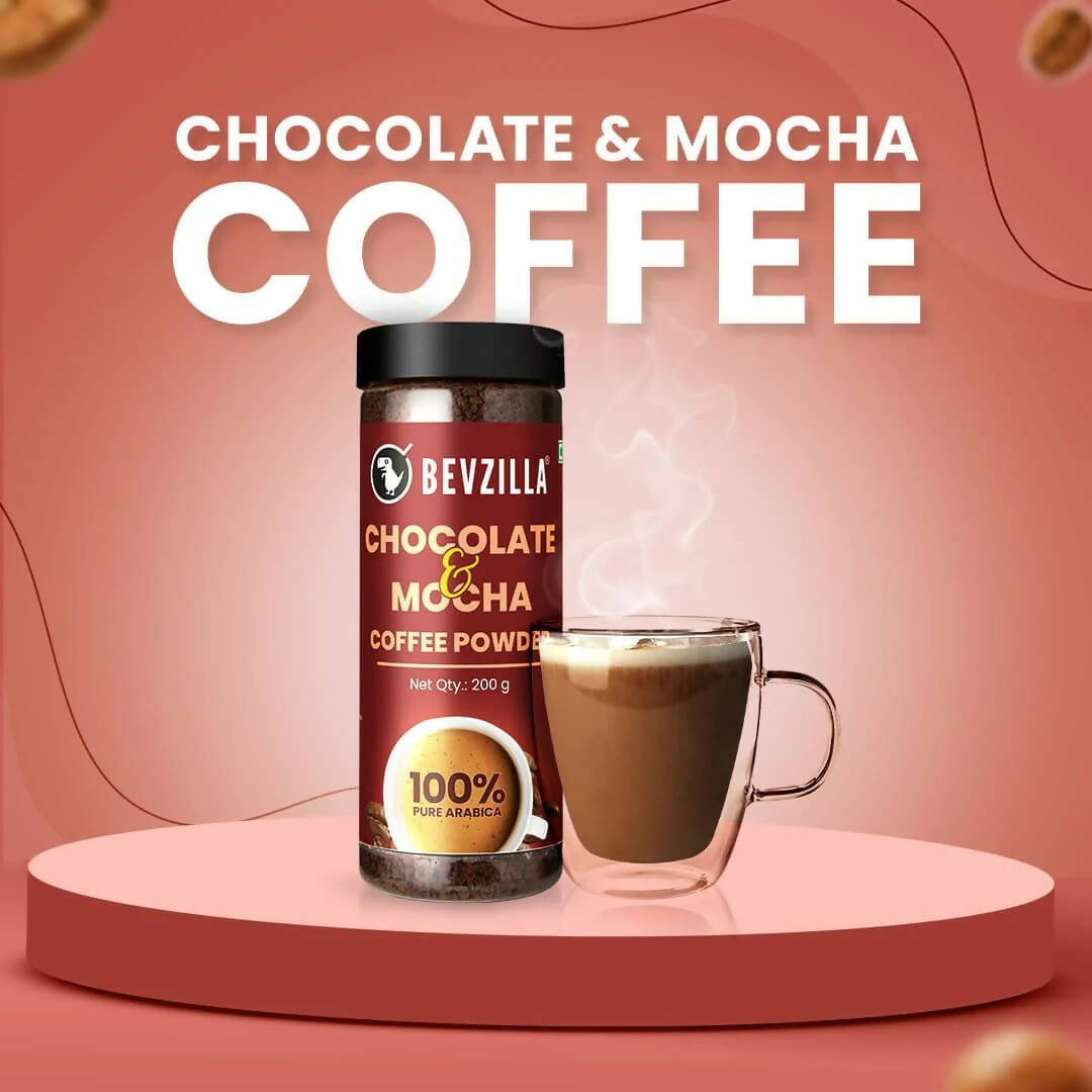 Bevzilla Chocolate & Mocha Coffee Powder 100% Pure Arabica