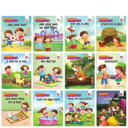 Jolly Kids My Phonic Key Words Stories Books Set of 12| Ages 3-8 Years| Phonics Books | Phonetic Reader Books for Kids -  buy in usa 