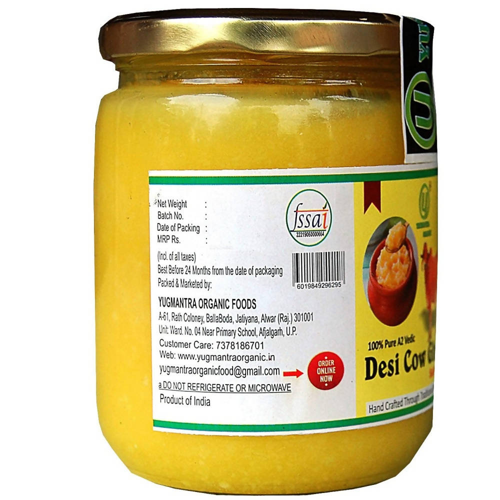 Yugmantra Organic Foods Pure A2 Natural Desi Cow Ghee Sahiwal