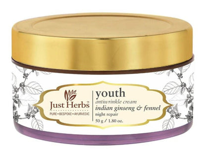 Just Herbs Youth Antiwrinkle Indian Ginseng & Fennel Night Repair Cream