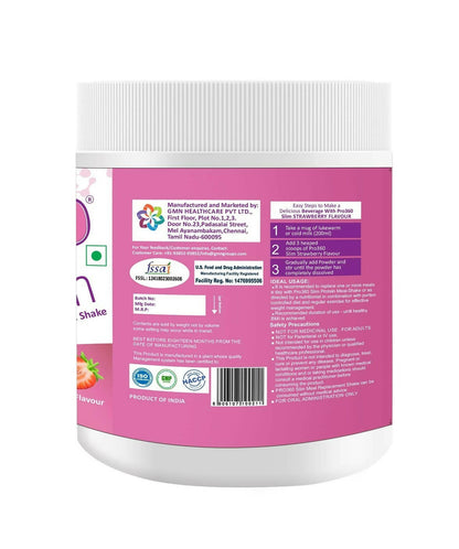 Pro360 Slim Weight Management Meal Replacement Protein Shake (Strawberry Flavour)