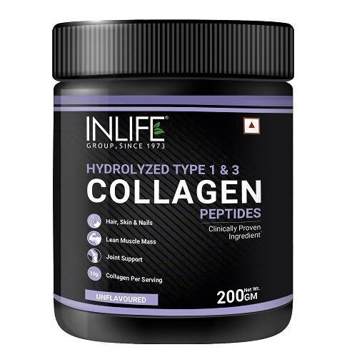 Inlife Hydrolyzed Type 1 & 3 Collagen Peptides Powder