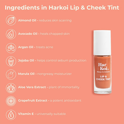 The Harkoi Lip & Cheek Tint - Muted Coral