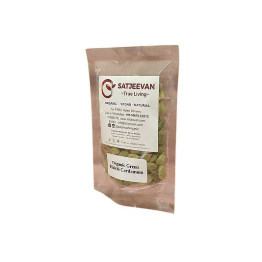 Satjeevan Organic Green Elaichi Cardamom