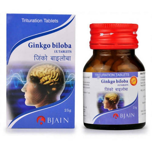 Bjain Homeopathy Ginkgo Biloba Tablets - usa canada australia