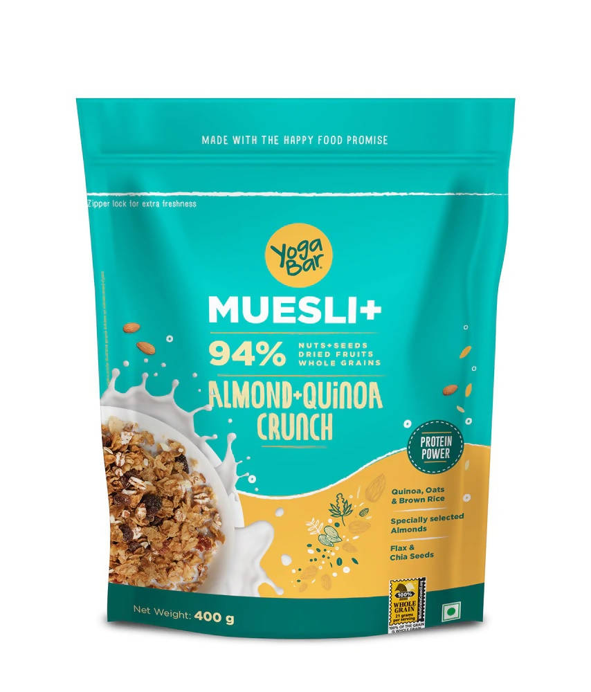 Yoga Bar Almonds + Quinoa Crunch Wholegrain Muesli