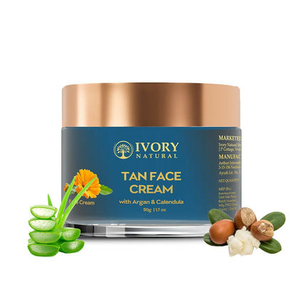 Ivory Natural Tan Face Cream For Sun Tan Protection