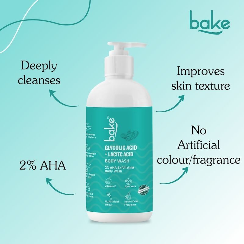 Bake 2% AHA Exfoliating Body Wash