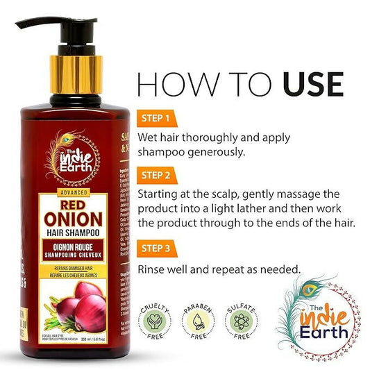 The Indie Earth Red Onion Shampoo